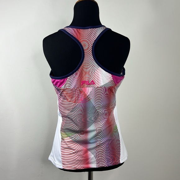 FILA x CHRISTOPHER BEVANS Women's Athletic Tennis Multicolor Tank Top M - Picture 7 of 11
